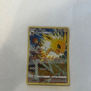 Pokemon Trading Card - Jolteon with Yellow and Blue